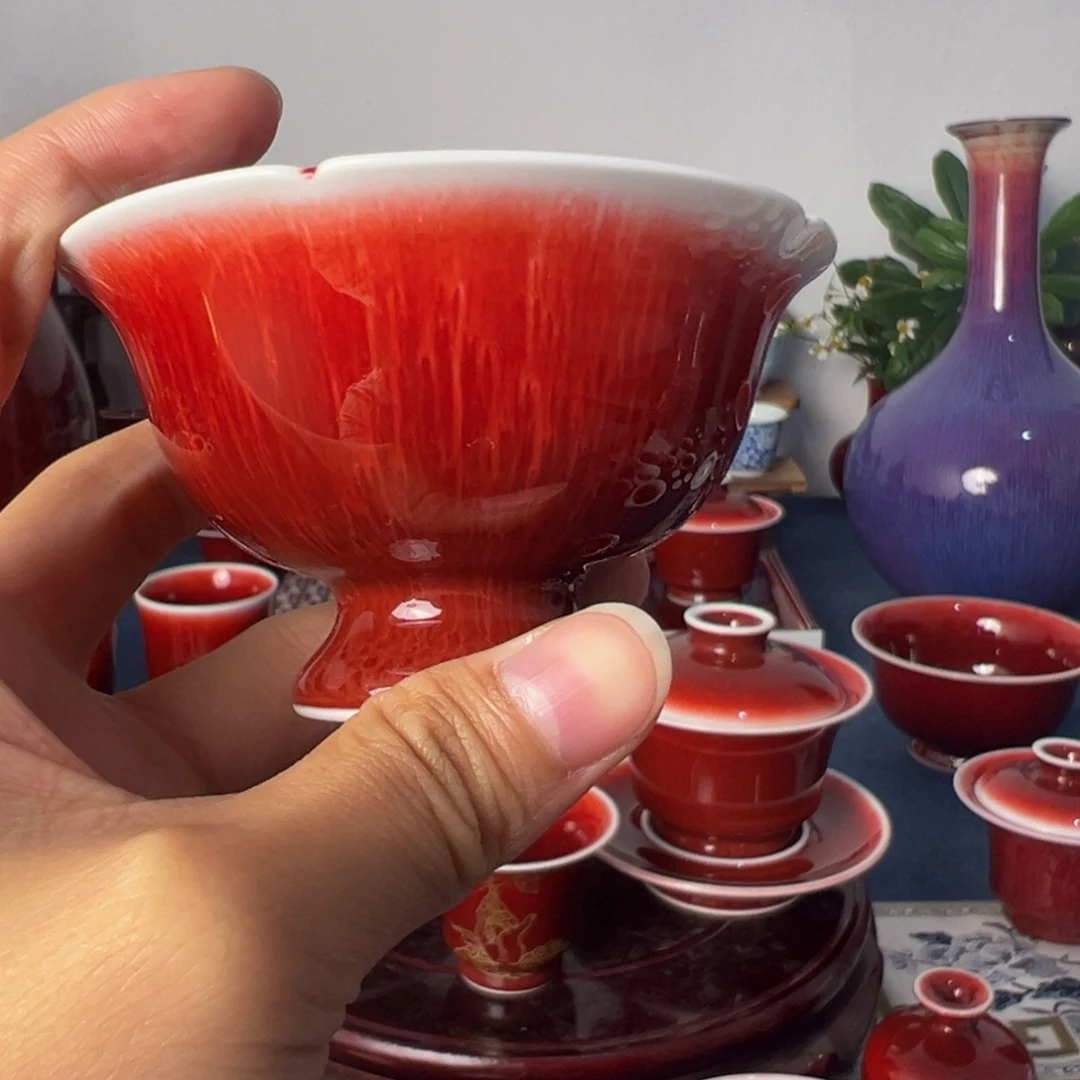 景德镇陶瓷郎红主人杯