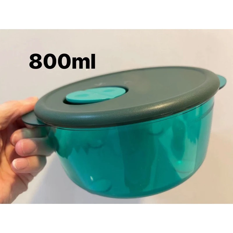 (海)绿色欢宴微波碗 圆形 800毫升