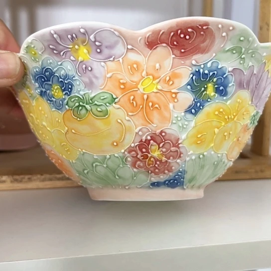手绘高温釉下彩陶瓷