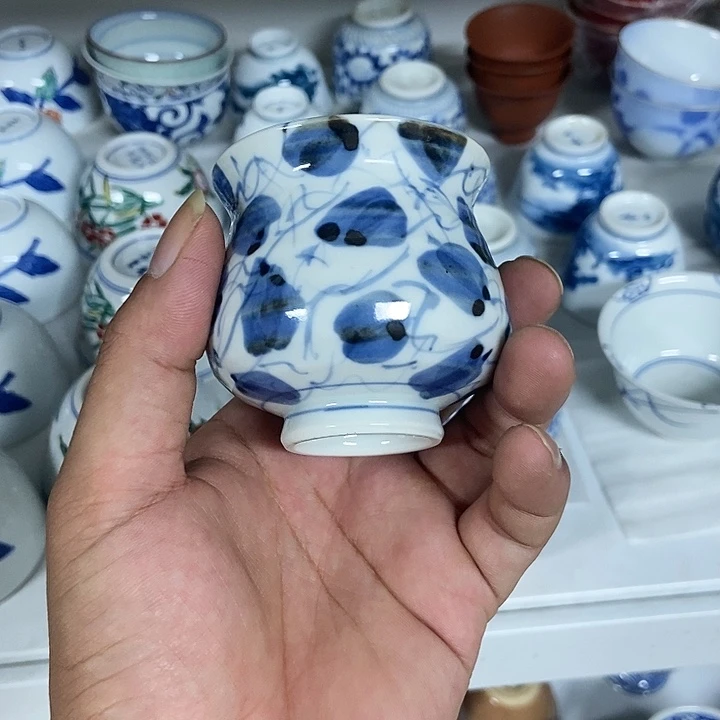瓷片鼻*中古工艺品回流瓷器