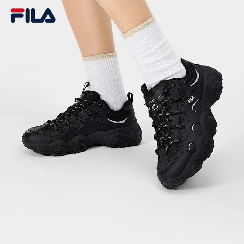 Fila/斐乐新款女士运动休闲百搭轻弹舒适老爹鞋F12W612103F