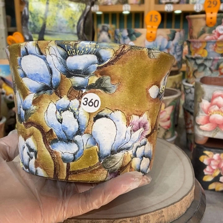 红陶景德镇艺术手绘作品