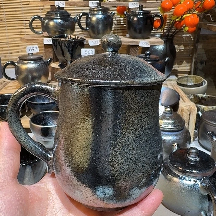 小***腐壶建水紫陶紫泥柴烧杯