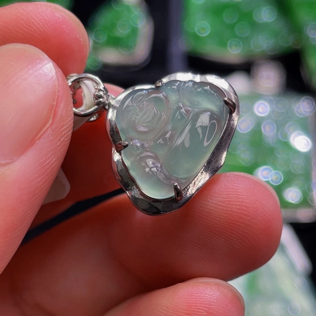 翡翠未镶嵌颈饰5，