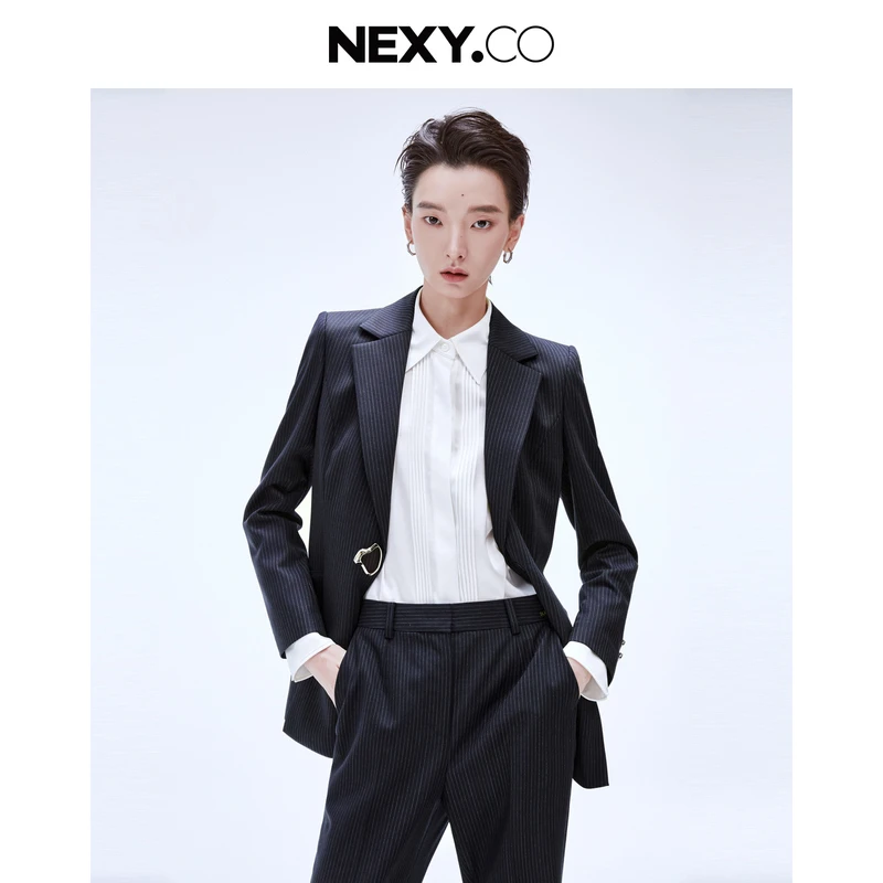 【晨粉专享价】NEXY.CO/奈蔻外套XA01942Q7气质
