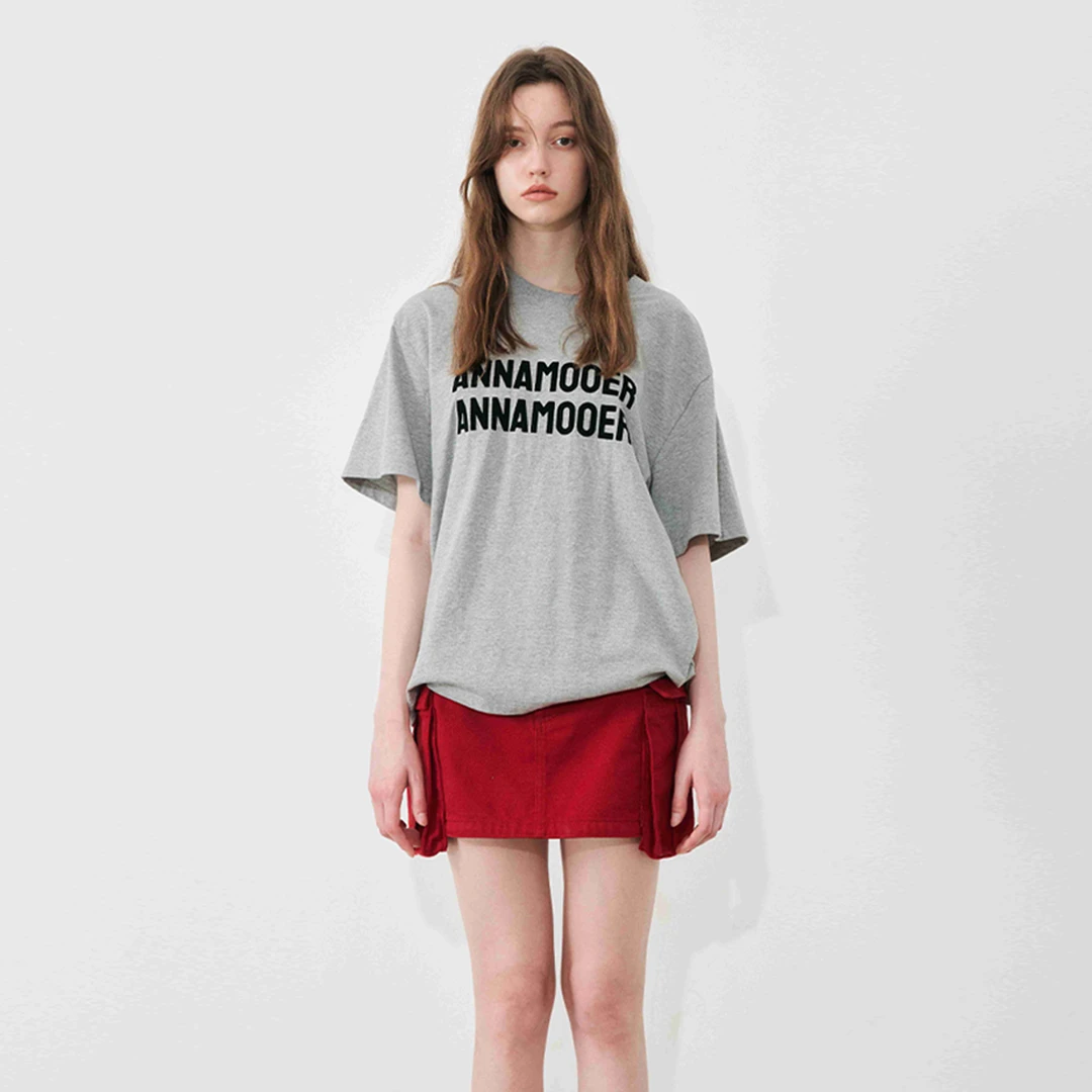 ANNAMOOER设计师品牌logo短袖T恤DSC买手店BY5A38013