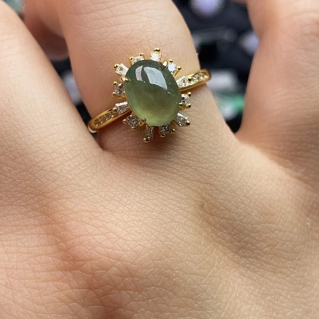 翡翠未镶嵌戒指翡翠