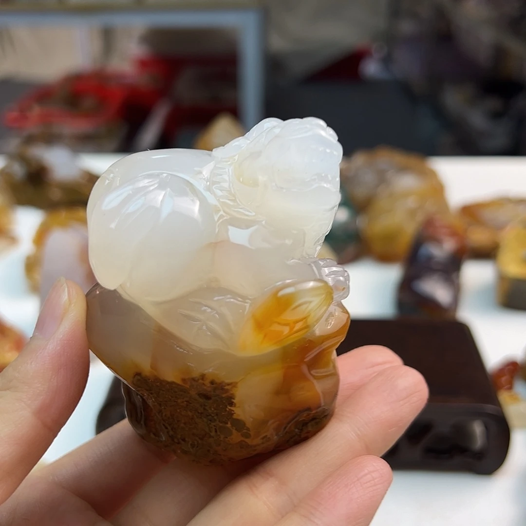 玛瑙/玉髓未镶嵌颈饰