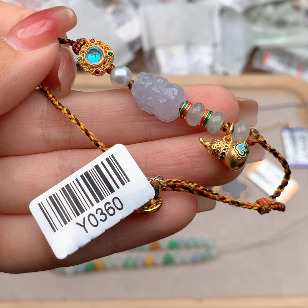 银S925镶嵌挂件翡翠