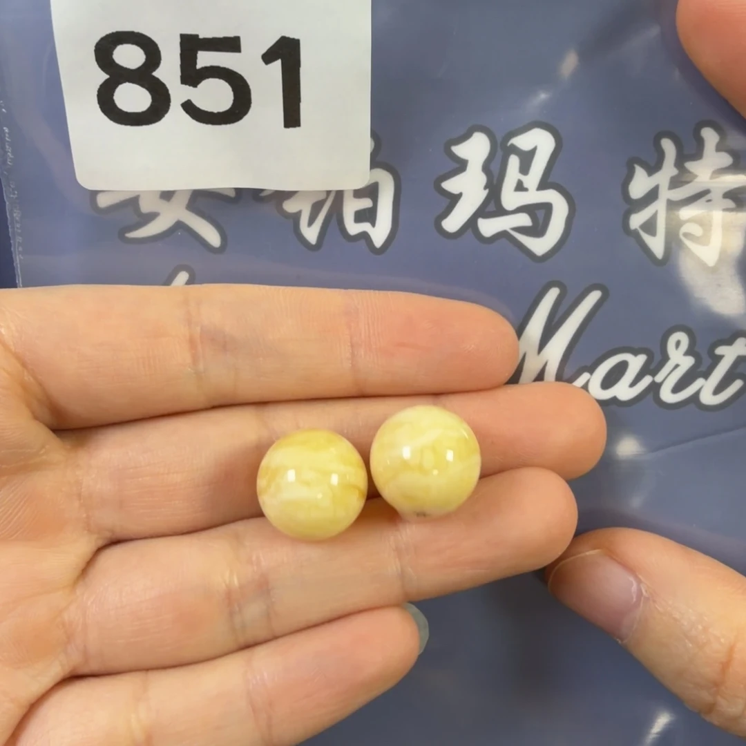 定制琥珀未镶嵌虎皮 13+ 定制打孔不退换
