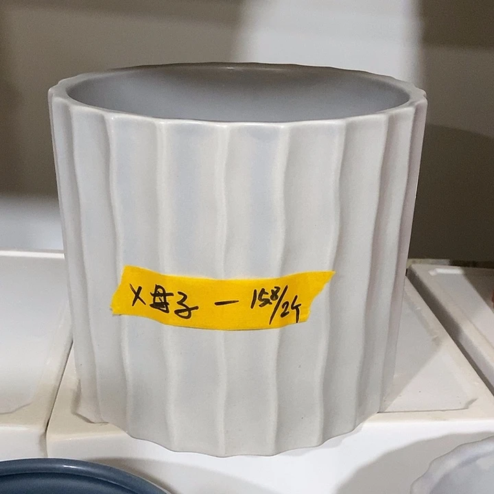 摆件陶盆有孔 微瑕介意勿拍