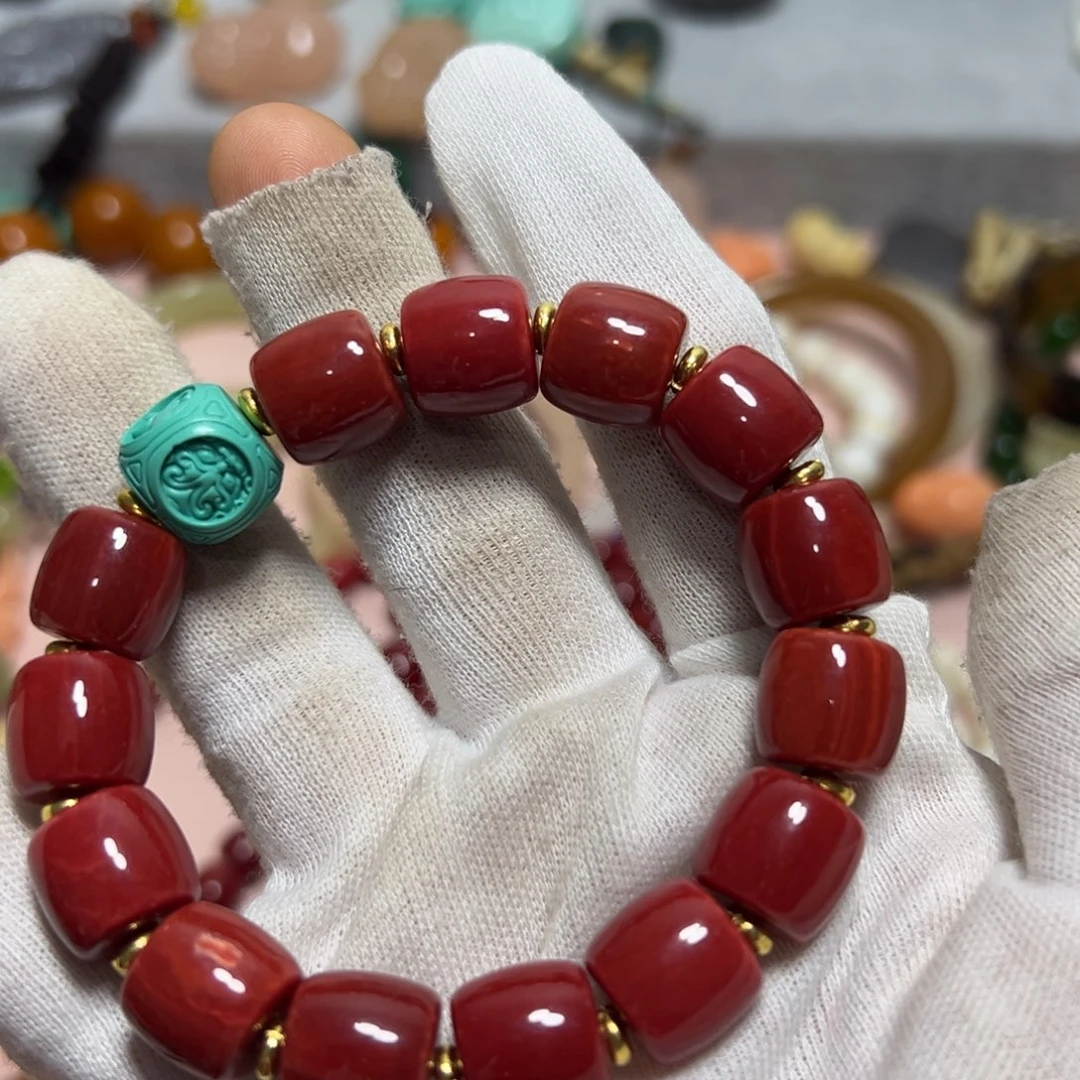 J***7非洲檀香无事牌单圈手串单圈手串单圈