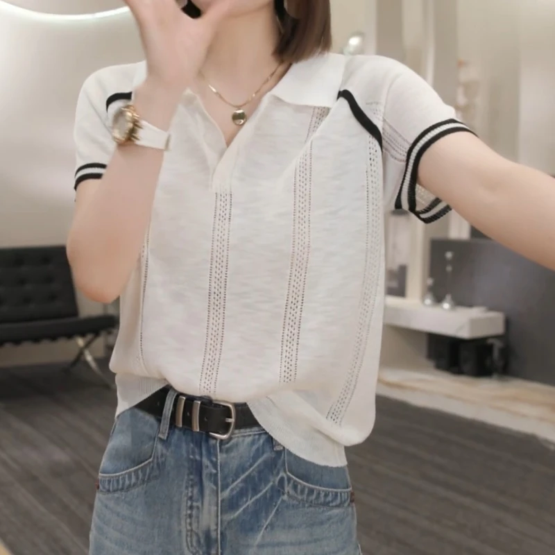 【扬帆起航】2025夏季新款时尚百搭显瘦设计师上衣LK2504641