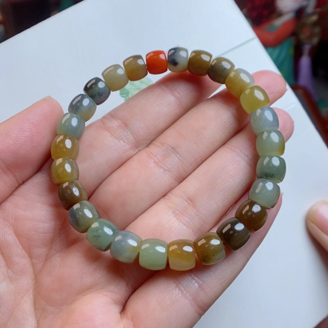 和田玉手链未镶嵌楼兰