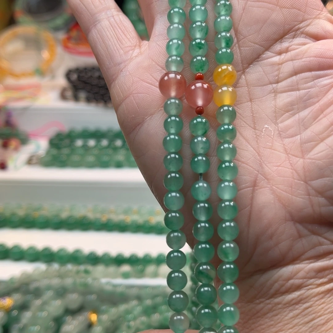 石英质玉合金项链卡5.5 非洲翠多样性发货拍一发一