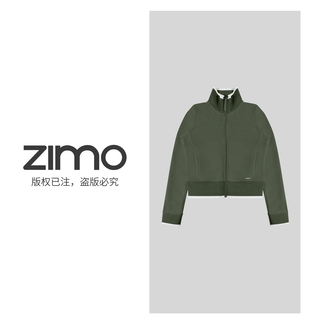 泡芙小姐全拉链立领外套绿野仙踪127-zimo瑜伽健身瑜伽服YFWT127