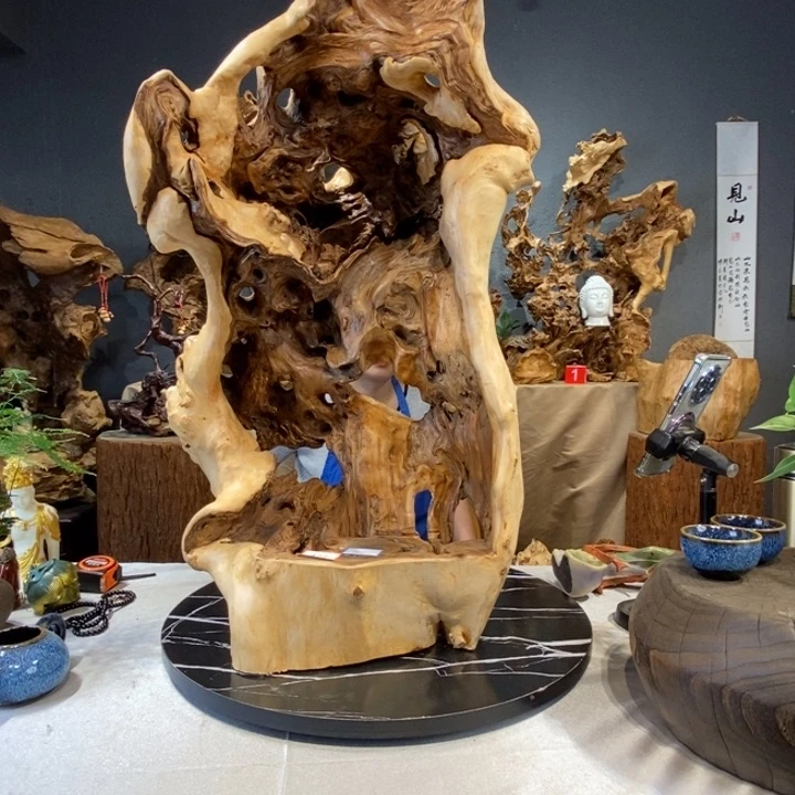 木圣**业草木堂根艺摆件477