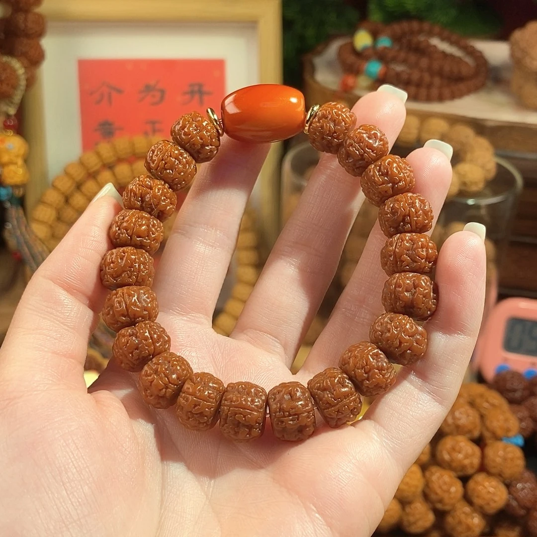 金刚菩提手串135单圈玉华玛