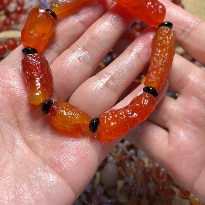 玛瑙/玉髓合金手链