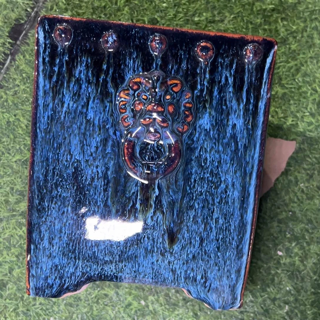 正宗岭南石湾盆放漏