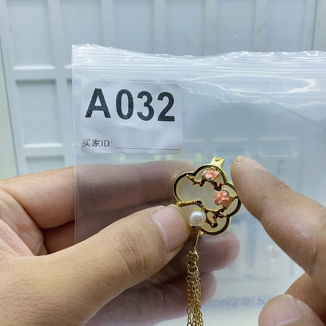 颈饰合金淡水珍珠