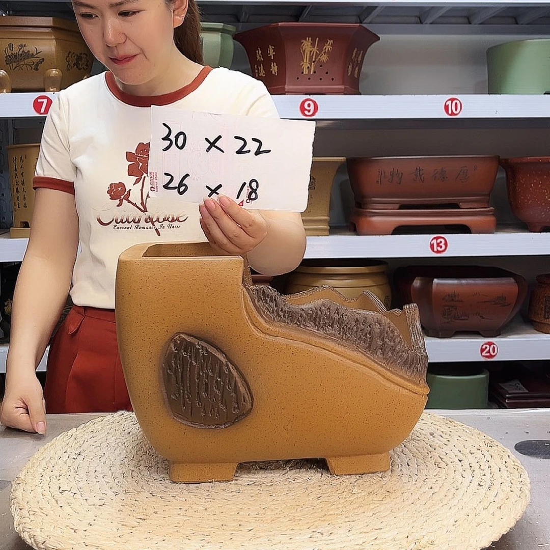 紫砂花盆紫砂花盆