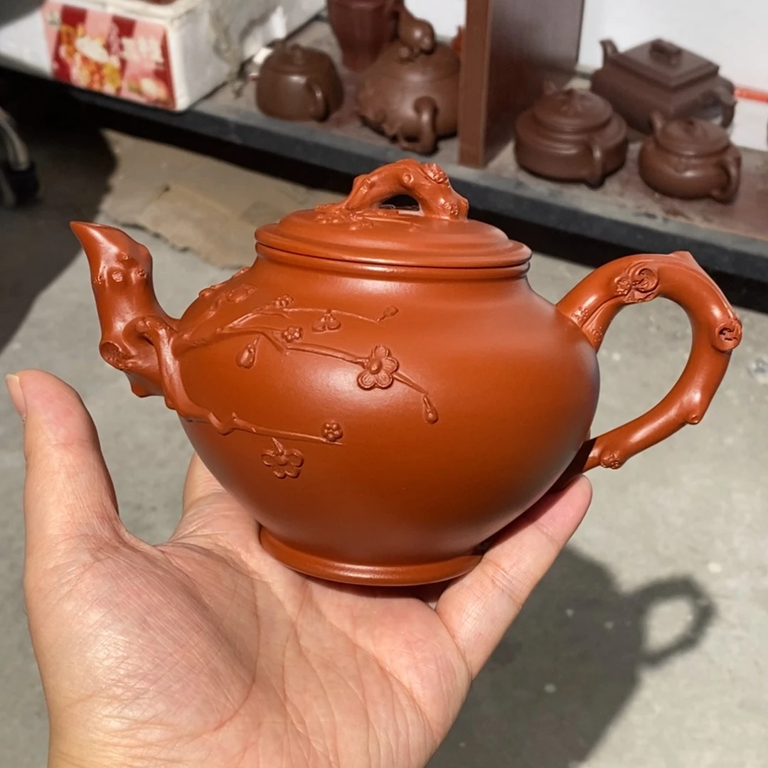 茶壶紫砂紫砂壶。紫砂壶。