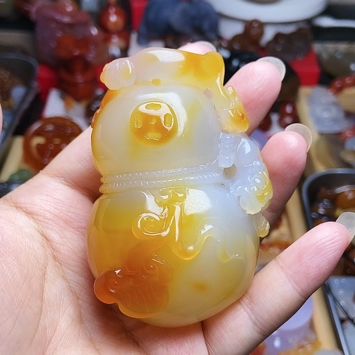 未镶嵌颈饰玛瑙/玉髓