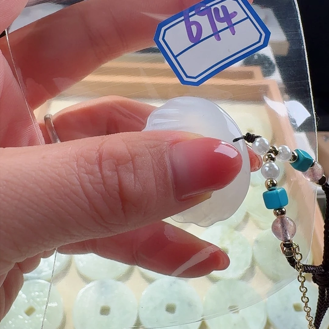 蛇纹石玉合金颈饰精美礼品