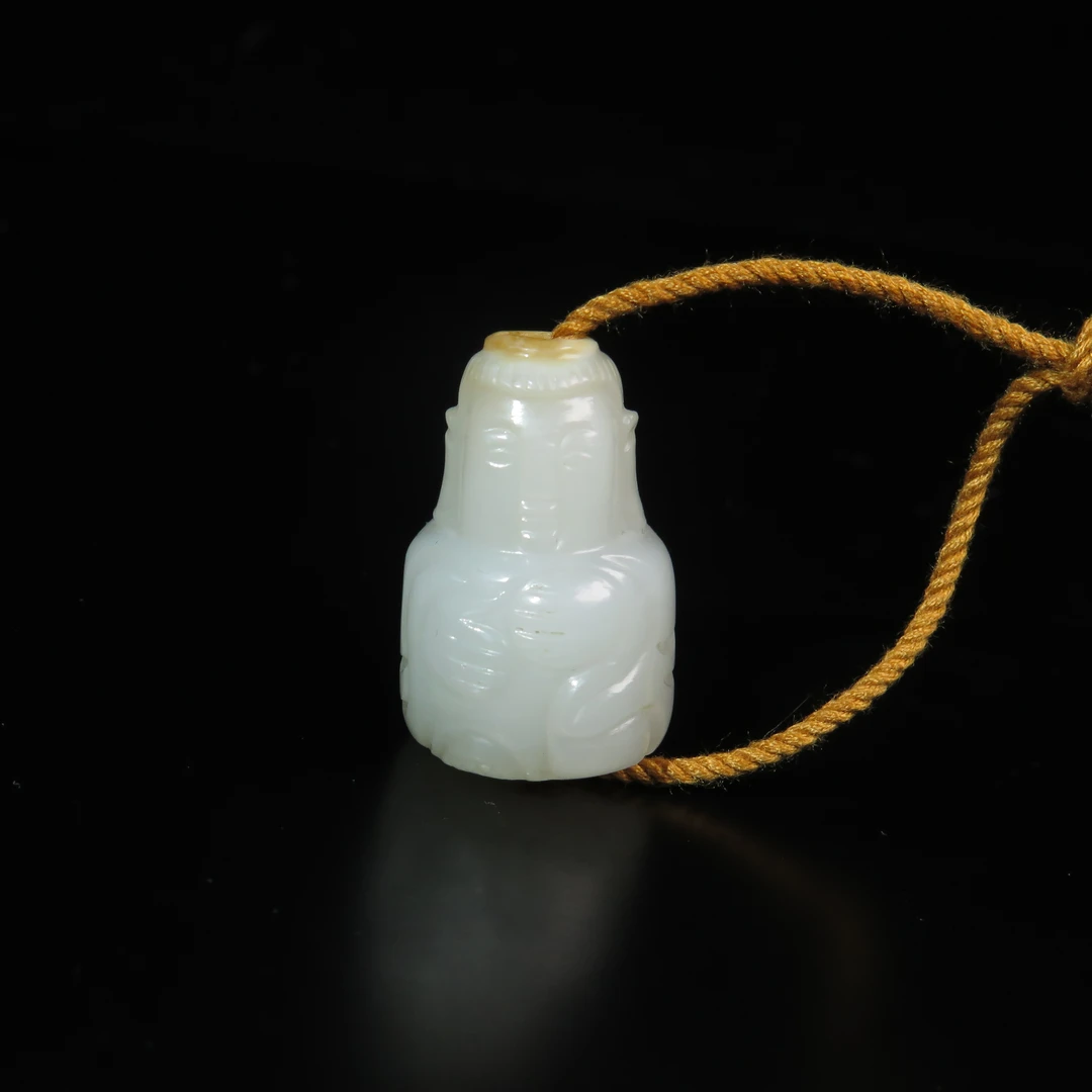 民国随身玉佛/MZ017729/和田玉/民族文物