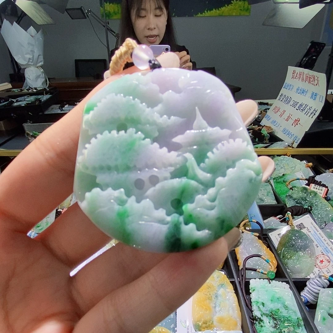 颈饰未镶嵌翡翠翡翠