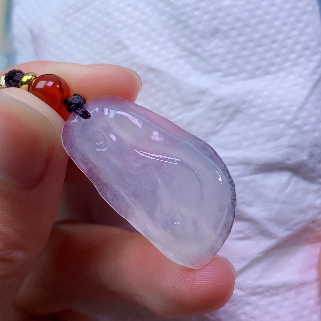 翡翠未镶嵌吊坠(赠链) 2453