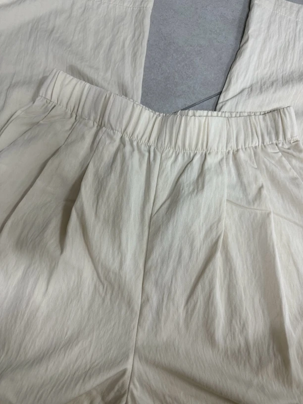 #323夏季薄款高腰宽松直筒慵懒风阔腿裤