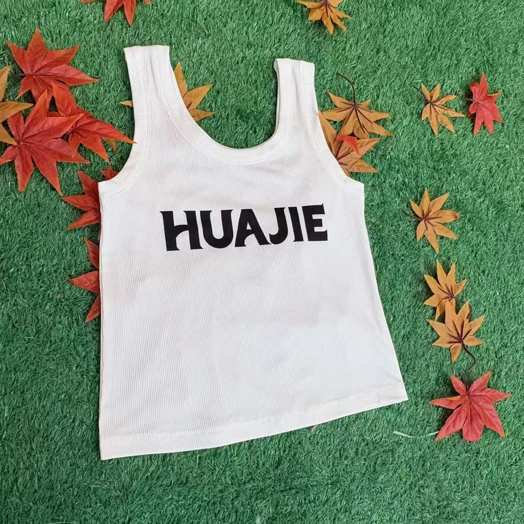 【YJ】HUAJIE吊带内搭｜外穿美背百搭短款秋季印背心253913