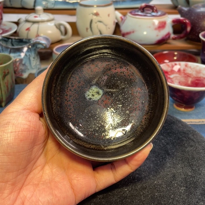 摆件钧瓷煤烧唐钧杯