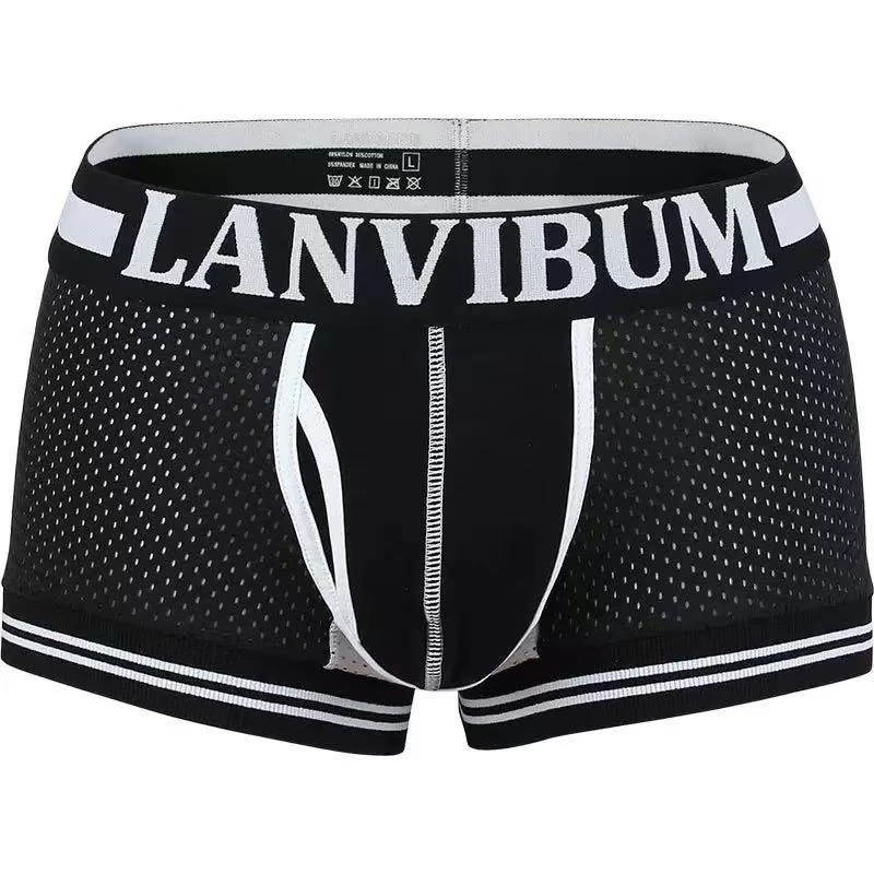 男士潮牌短裤内裤四角裤潮流个性平角