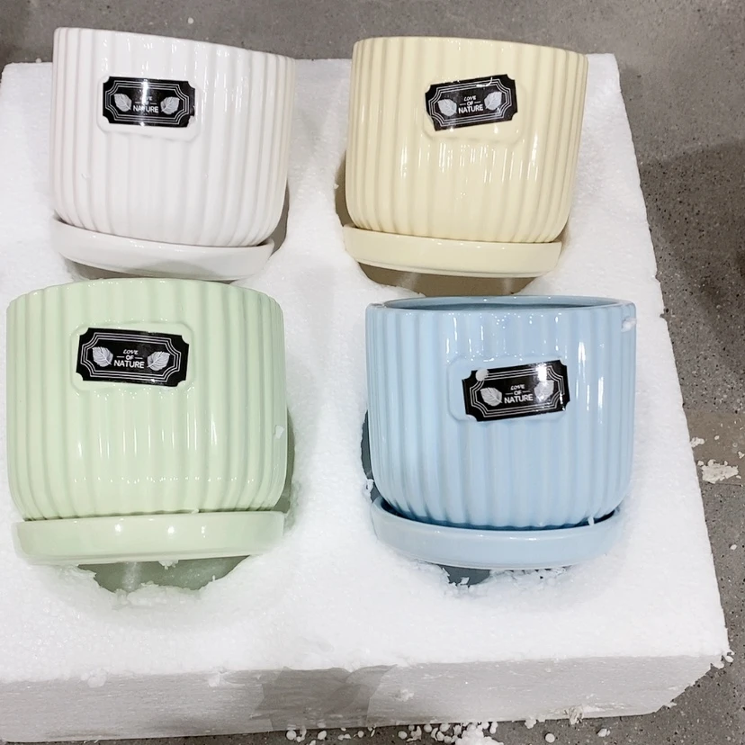 【闪购商品】陶瓷陶瓷花盆,多肉花盆