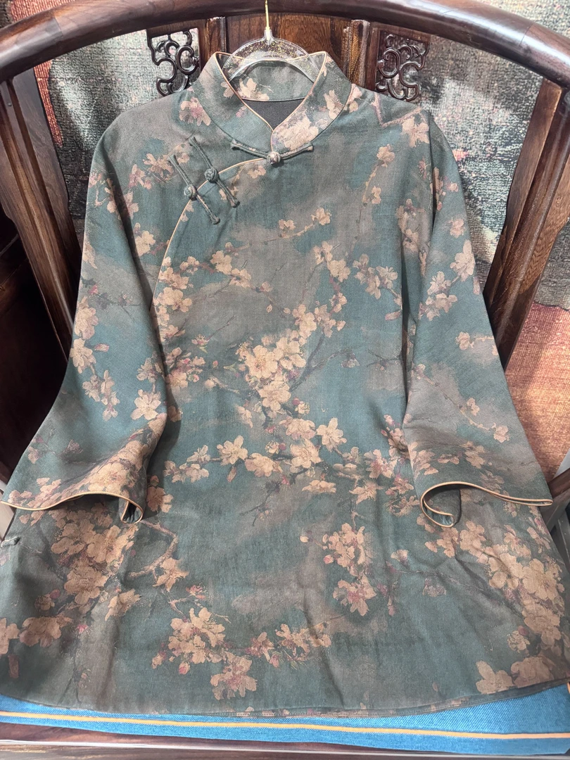 【卿思韵】新中式复古百搭中国风斜襟上衣