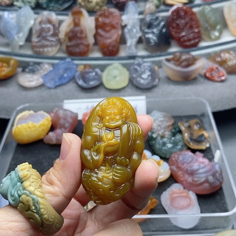 【闪购商品】未镶嵌吊坠定制玛瑙