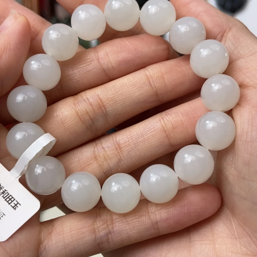 和田玉（糖玉）手串未镶嵌啊***～