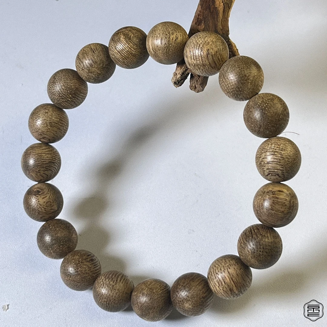沉香越南富国岛倒架沉香手串11mm单圈手串