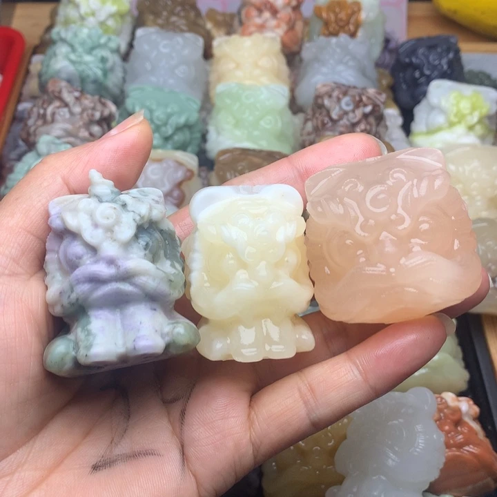 玛瑙/玉髓合金挂件