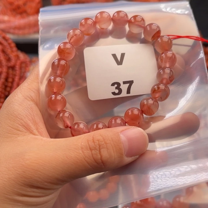 南红玛瑙未镶嵌多样性发货默认微瑕称重9mm