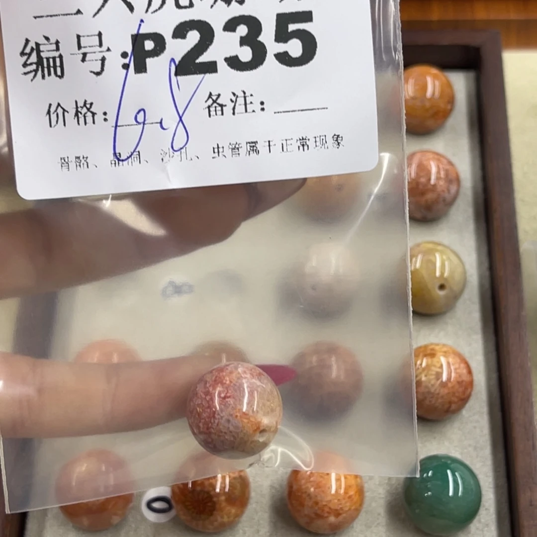 吃***茶硅化珊瑚（珊瑚玉）h未镶嵌