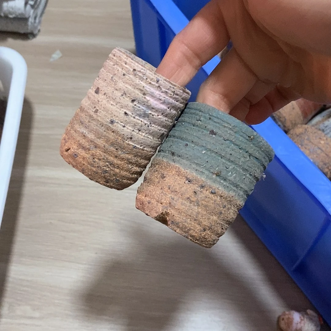 红陶处理的，处理