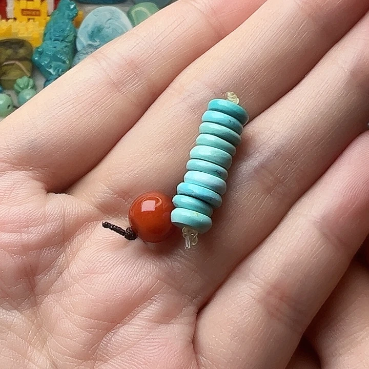 南红玛瑙未镶嵌颈饰