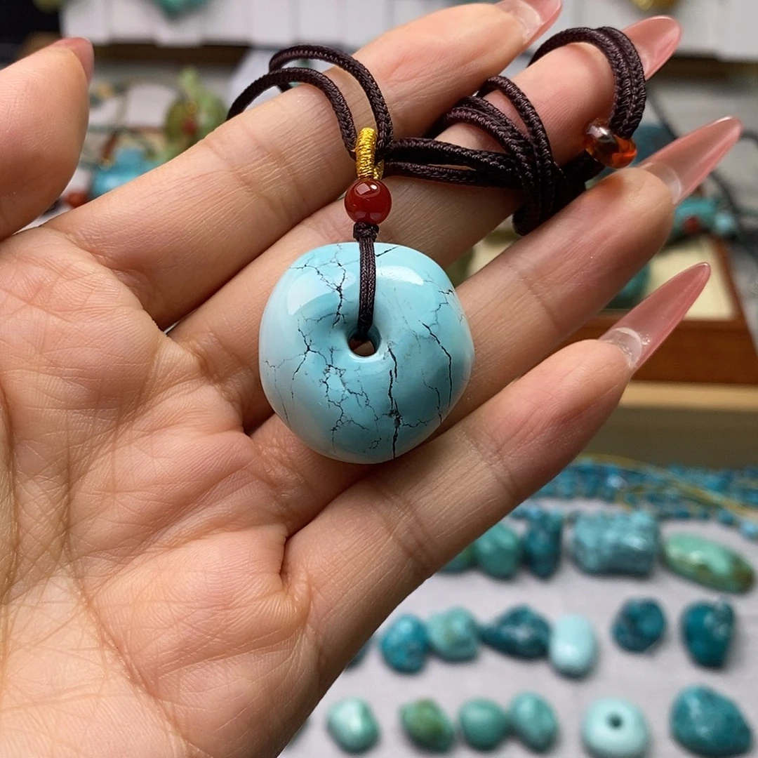 未镶嵌绿松石手链山*