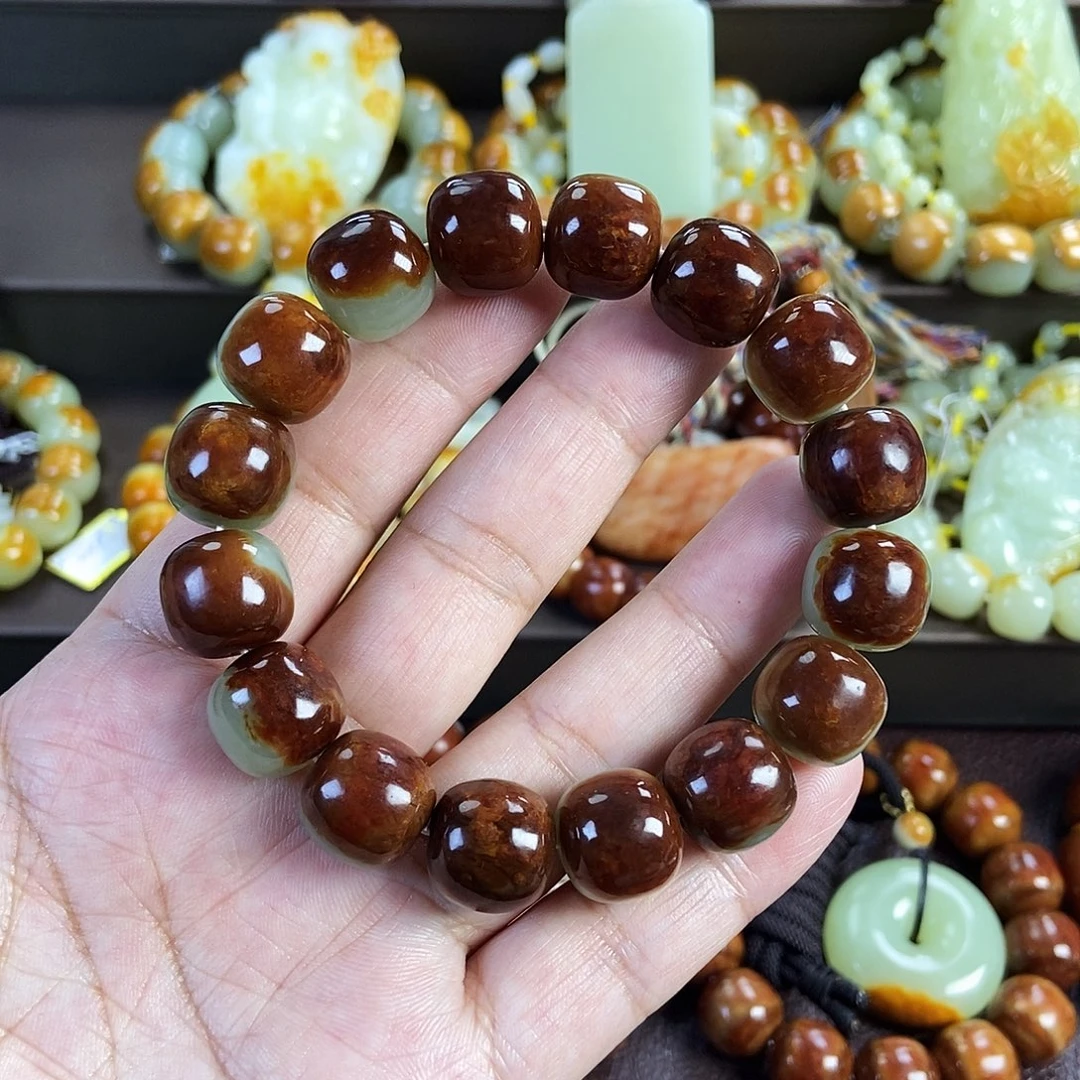 透闪石质玉未镶嵌手串