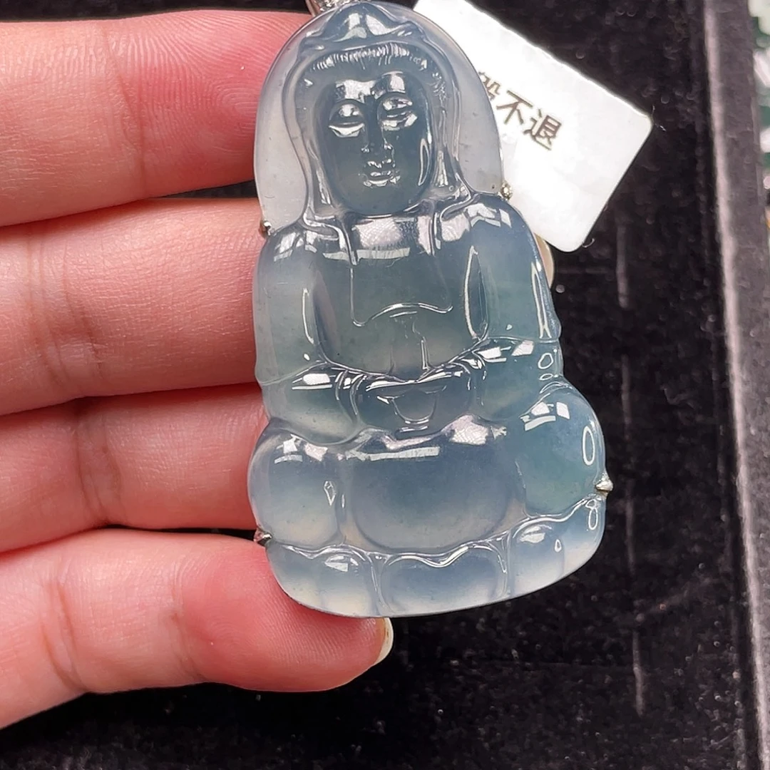 翡翠银S925镶嵌颈饰6，