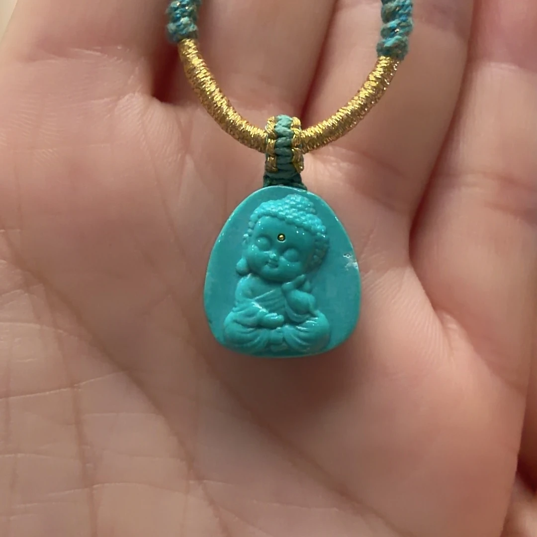 绿松石未镶嵌颈饰